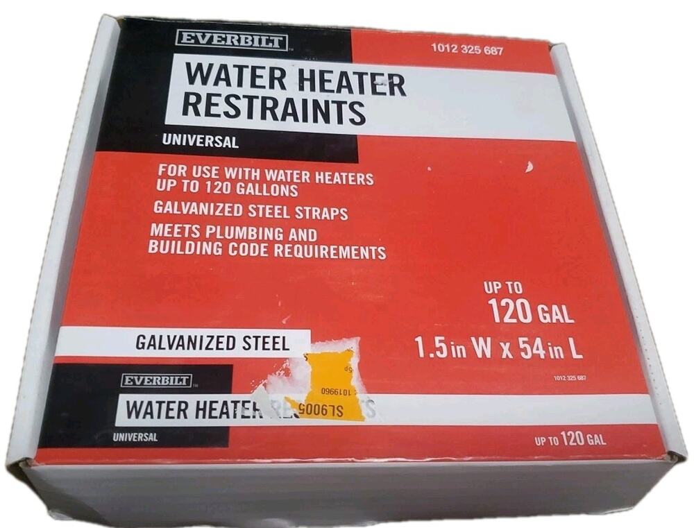 Everbilt 120 Gal Galvanized Water Heater Restraints( No Mounting Included)